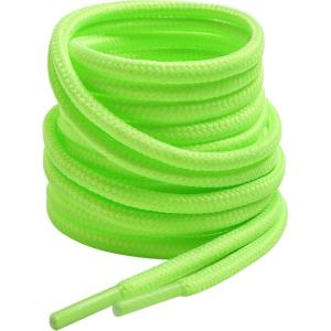 imageVSUDO 2 Pairs Round Boot Laces 532quot Outdoor Work ampamp Hiking Shoe Laces for BootsNeon Green