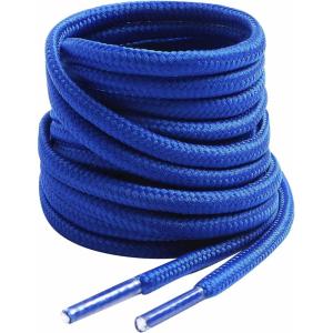 imageVSUDO 2 Pairs Round Boot Laces 532quot Outdoor Work ampamp Hiking Shoe Laces for BootsRoyal Blue