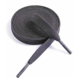imageVSUDO 516quot Fine Weave Flat Shoe Lace Shoestring for Running Athletic Sneaker08 Dark Gray