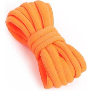 imageVSUDO Oval Shoe Laces for Sneakers Basketball Shoelaces Running Sport Shoestrings or Athletic Shoe StringsOrange