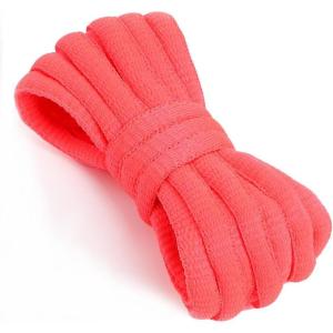 imageVSUDO Oval Shoe Laces for Sneakers Basketball Shoelaces Running Sport Shoestrings or Athletic Shoe StringsSalmon Pink