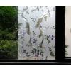 imageVSUDO 1 Roll 177quot by 787quot Privacy Window Film Morning Glory Pattern Window Tint Static Cling Window Glass Sticker for Home 968 Sq Ft Total354 By 787