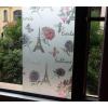 imageVSUDO 1 Roll 177quot by 787quot Static Cling Window Film for Privacy Iron Tower Pattern Window Tint Sticker for Home or Office 968 Sq Ft Total177 By 787
