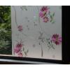 imageVSUDO 2 Rolls 177quot by 787quot Window Film for Privacy Purple Chrysanthemum Pattern Window Tint for Home Window Glass Sticker for Office 1937 Sq Ft Total2 Rolls  354 By 787