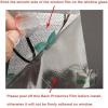 imageVSUDO Static Cling Decorative Window Privacy Film  Frosted Privacy Window Film with Jasmine Floral ampamp Stained Glass Design AdhesiveFree Tint for Home Bathroom ampamp Office 118quot x 787quot295 By 787