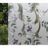 imageVSUDO 1 Roll 177quot by 787quot Privacy Window Film Morning Glory Pattern Window Tint Static Cling Window Glass Sticker for Home 968 Sq Ft Total177 By 1181