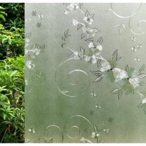imageVSUDO 1 Roll 177quot by 787quot Privacy Window Film Frosted Vine Flower Pattern Window Tint Static Cling Window Glass Sticker for Home 968 Sq Ft Total177 By 787