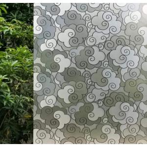 imageVSUDO 2 Rolls 354quot by 787quot Privacy Window Film Cloud Pattern Window Tint Static Cling Window Glass Sticker for Home 3875 Sq Ft Total354 By 7872 Rolls