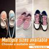 imageVSUDO 516 Fine Weave Flat Shoe Lace Shoestring for Running Athletic Sneaker11 Orange Pink