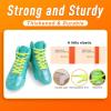 imageVSUDO 516 Fine Weave Flat Shoe Lace Shoestring for Running Athletic Sneaker16 Neon Yellow