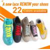 imageVSUDO 516 Fine Weave Flat Shoe Lace Shoestring for Running Athletic Sneaker18 Red