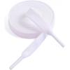 imageVSUDO 516 Fine Weave Flat Shoe Lace Shoestring for Running Athletic Sneaker01 White